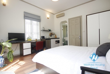 Studio with nicely decorated for rent in Dong Da area.